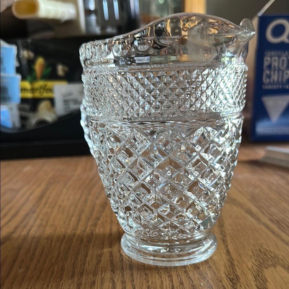 Elegant Glass Pitcher